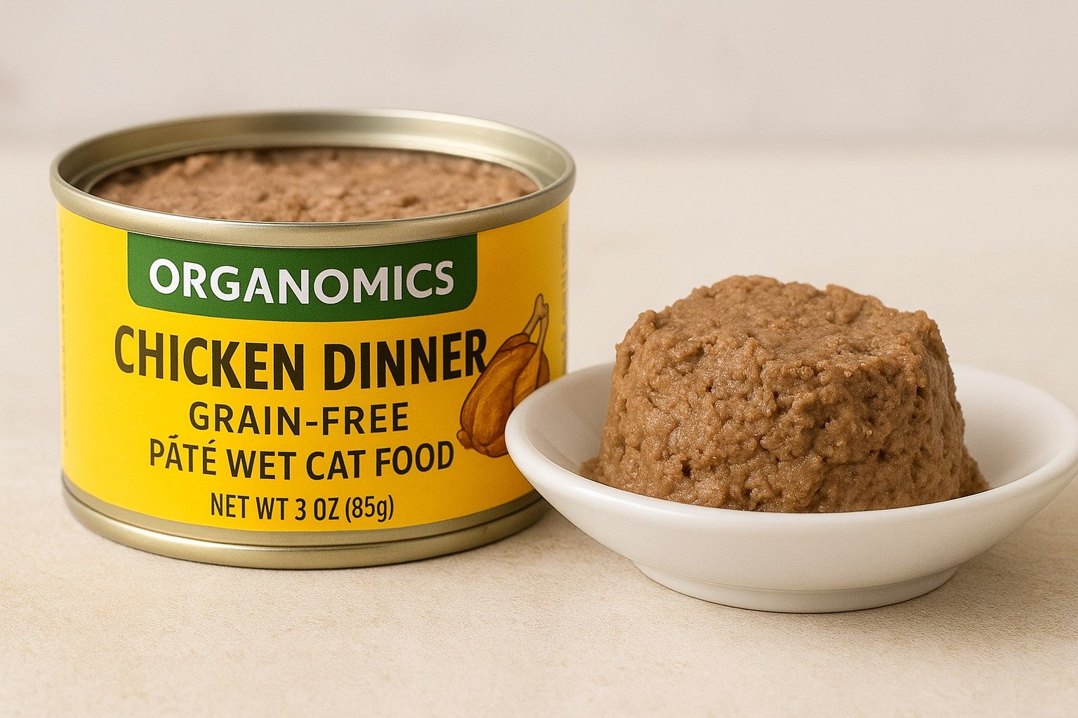 Organomics Chicken Dinner Grain-Free Pâté Wet Cat Food