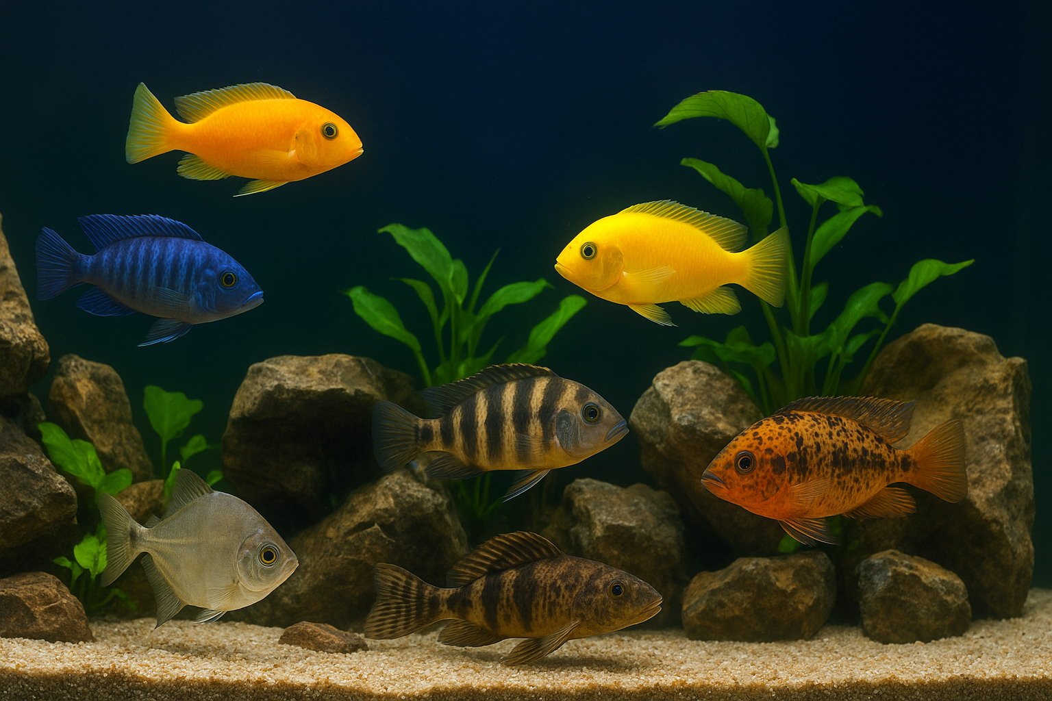 Fish Can Live with Cichlids