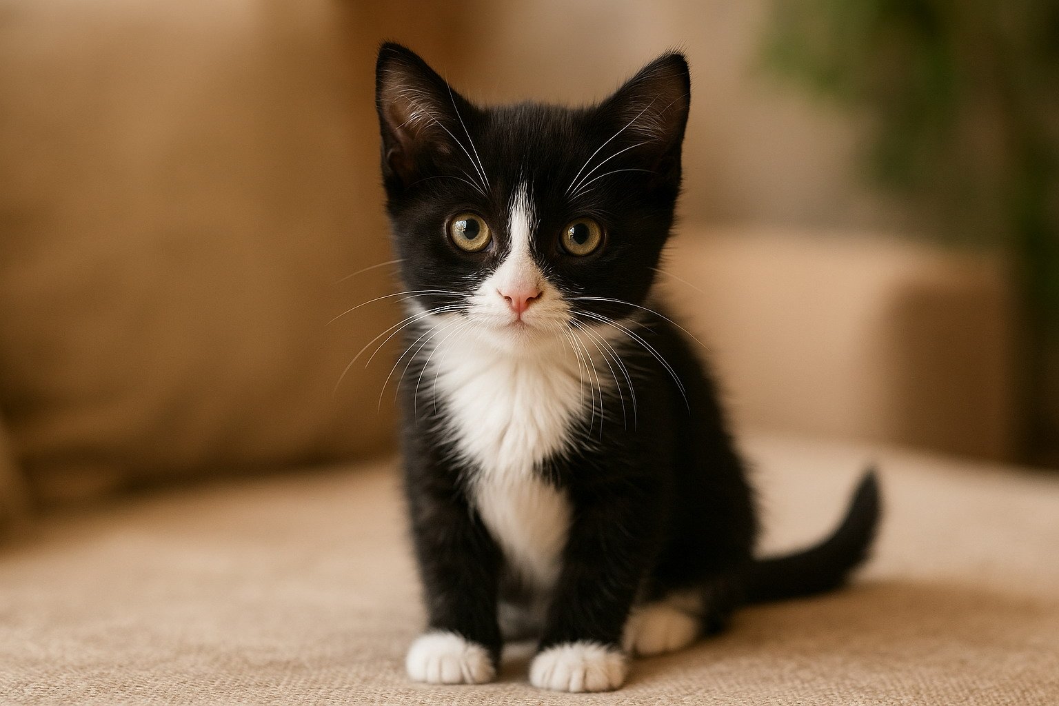Kitten Names for Black and White Cats