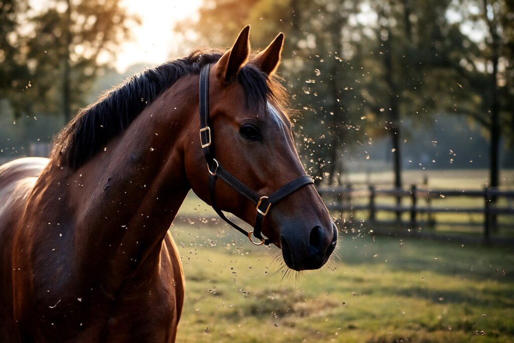 Natural Fly and Mosquito Repellent for Horses