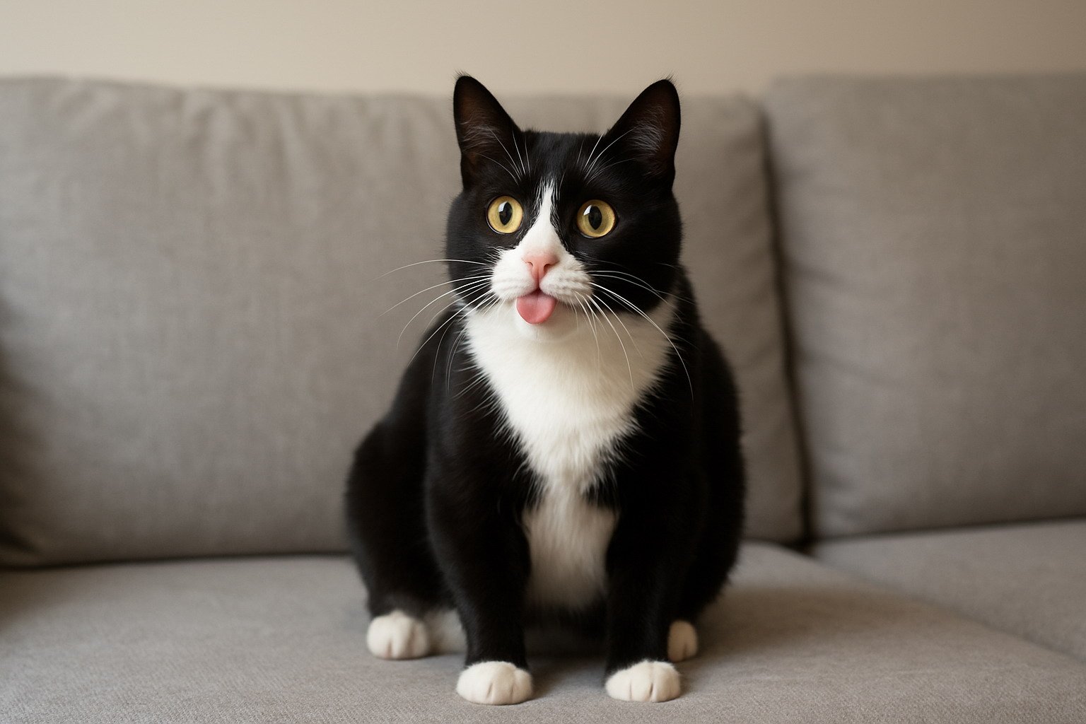 Funny Black and White Cat Names