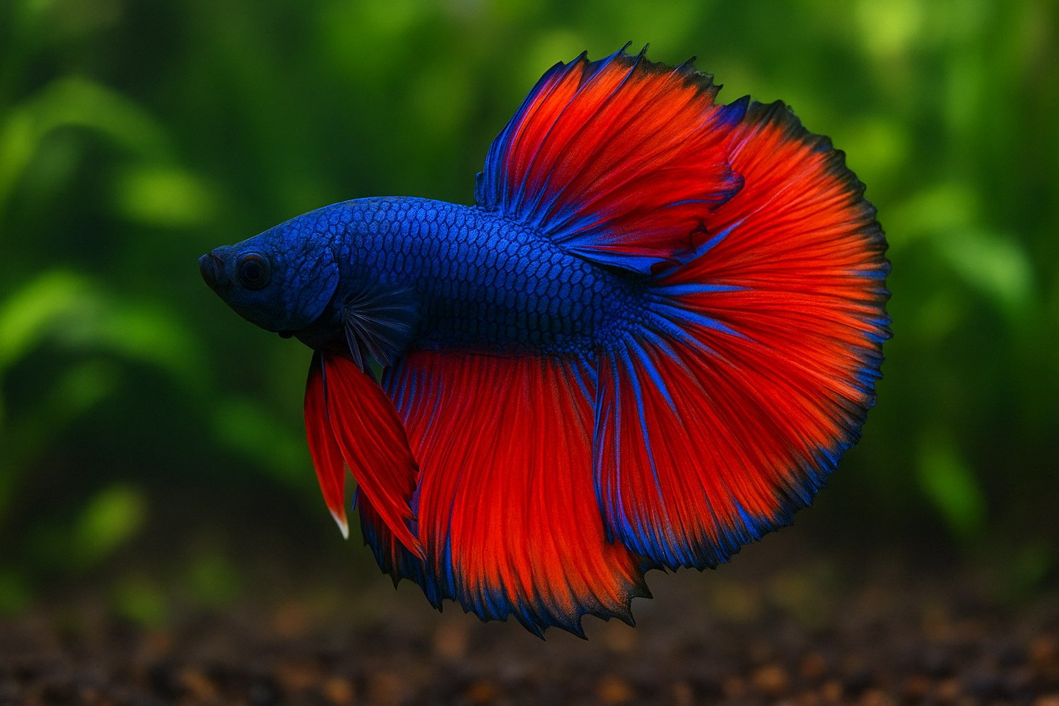 Halfmoon Double Tail Male Betta Fish