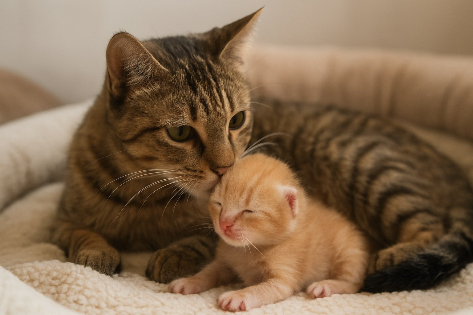 Introduce an Orphaned Kitten to a Nursing Cat