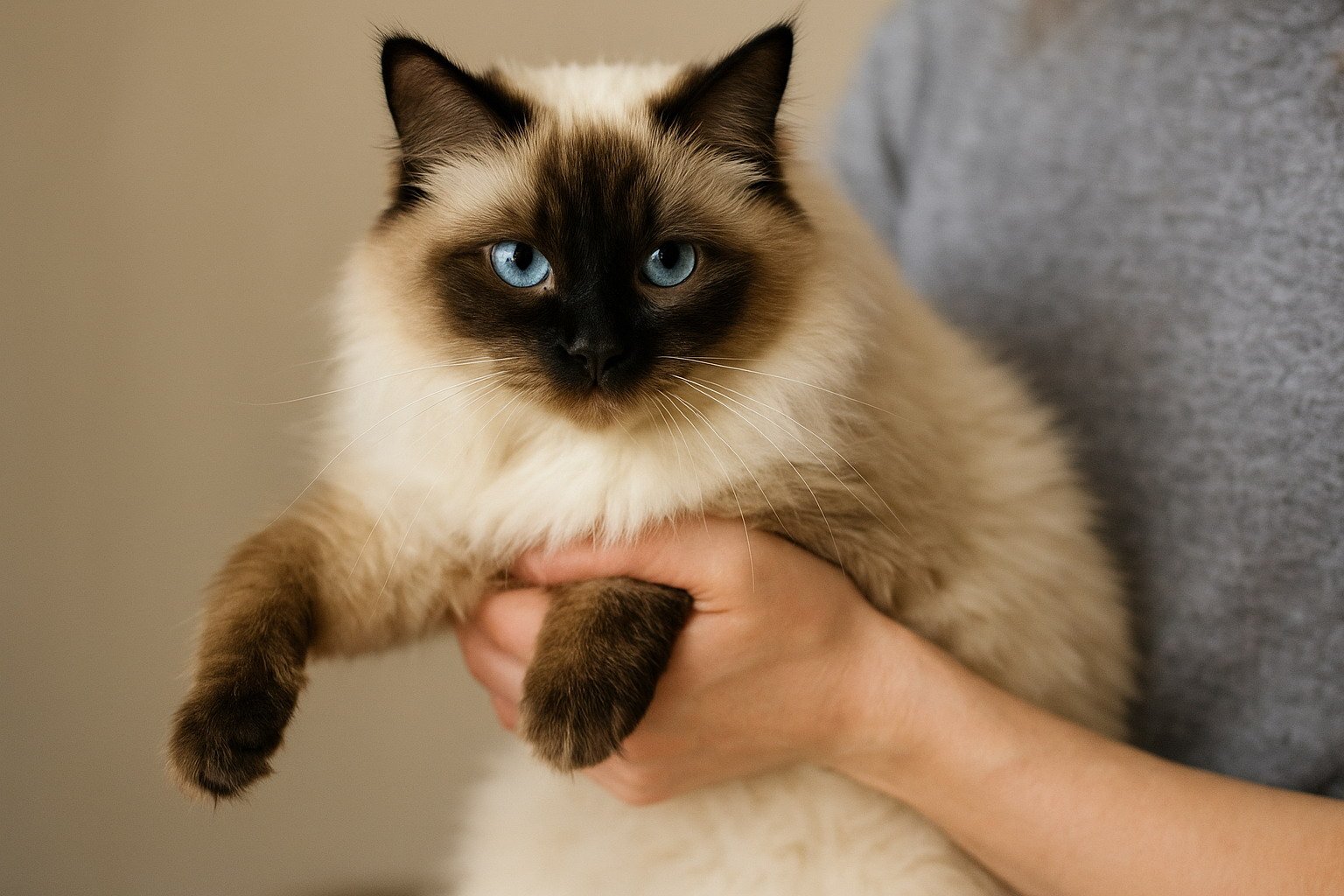 Safety Tips for Handling a Ragdoll Cat