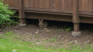 How to Get Rid of Rabbits Under a Deck