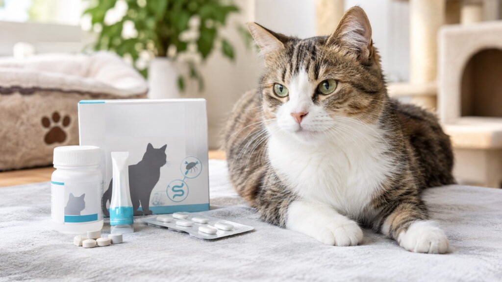 Tick and Worm Treatment for Cats