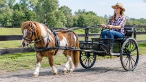 American Miniature Horse Pulling Carriage Weight Capacity